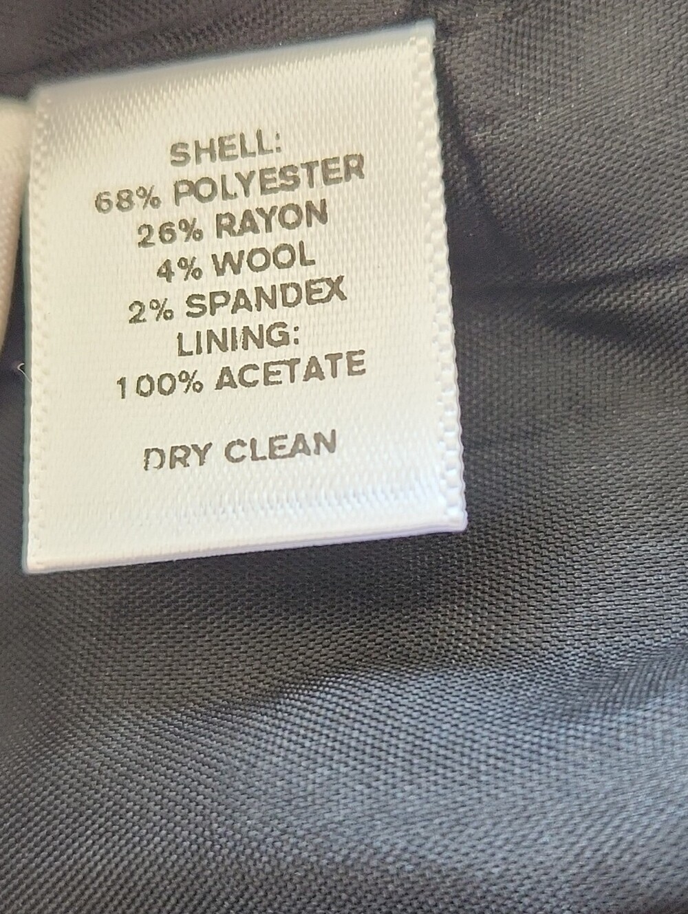 NWT Ann Taylor LOFT Julie Curvy Trouser Pants 10P Gray Herringbone Tweed Stretch - Picture 5 of 5